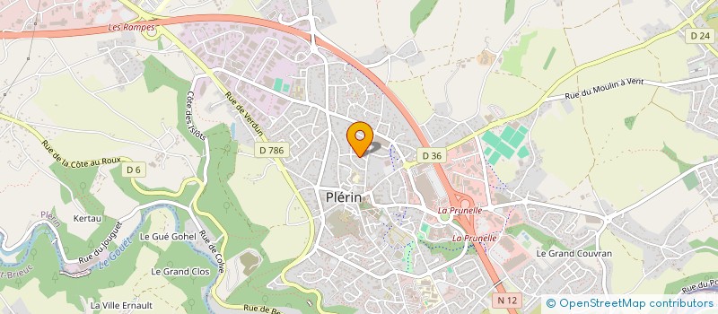 localisation de l'entreprise SCI LA ROTONDE  PLERIN