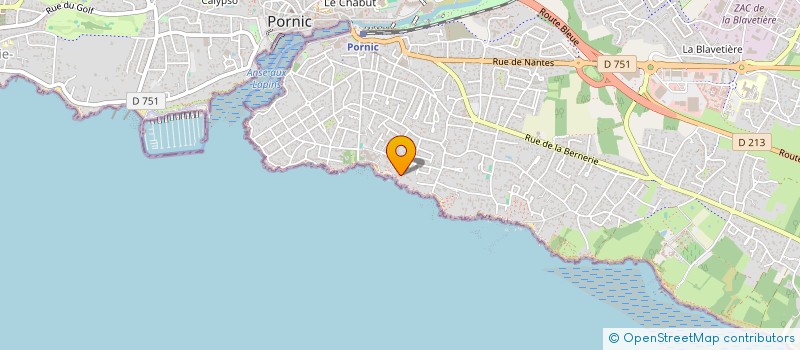 localisation de l'entreprise SCI LA ROTONDE  PORNIC