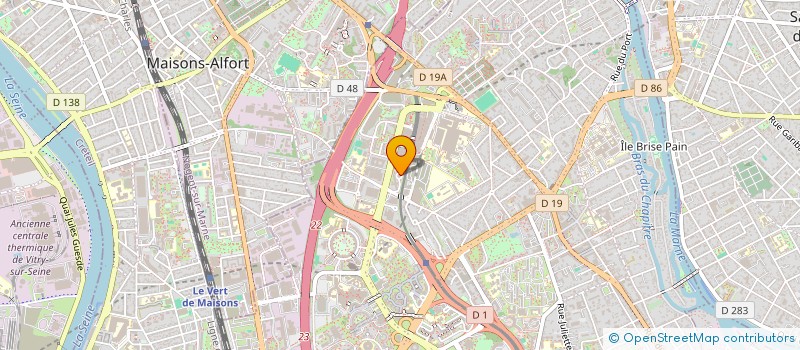 localisation de l'entreprise SCI LA ROTONDE à CRETEIL