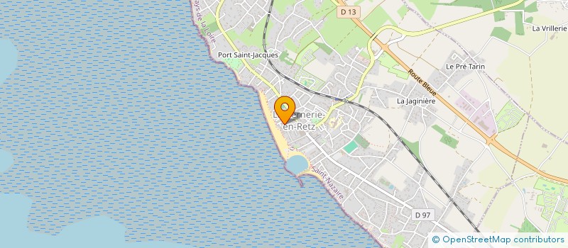 localisation de l'entreprise SCI LA ROUAUDIERE  LA BERNERIE-EN-RETZ