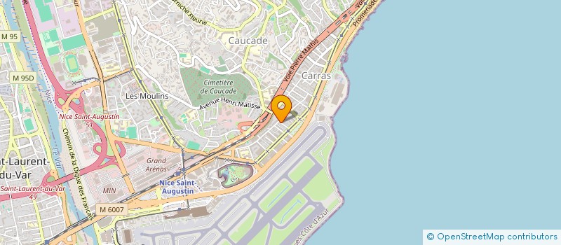 localisation de l'entreprise SCI LA ROUCHETTE à NICE