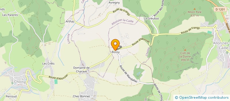 localisation de l'entreprise SCI LA ROUE  CHOISY