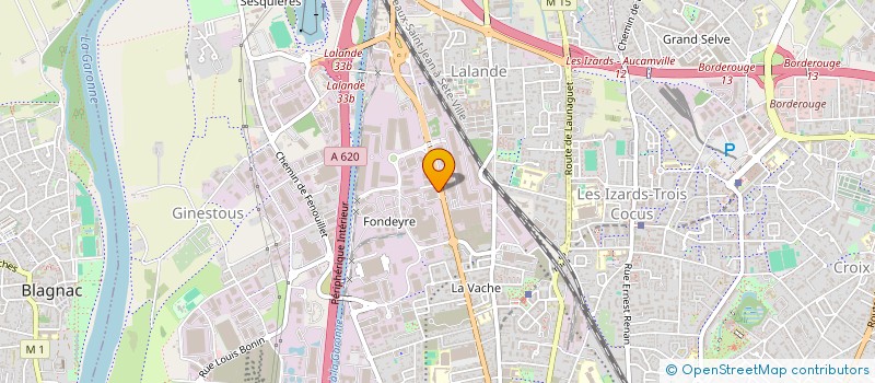 localisation de l'entreprise SCI LA ROUE TOURNE  TOULOUSE