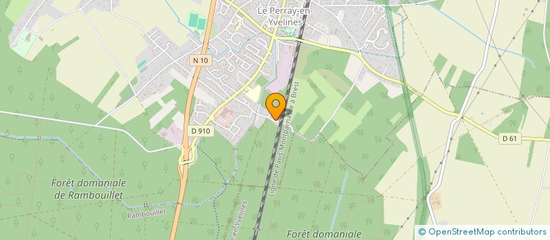 localisation de l'entreprise SCI LA ROUGERIE  LE PERRAY-EN-YVELINES