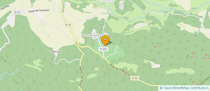 localisation de l'entreprise SCI LA ROUGUIERE  BARJOLS