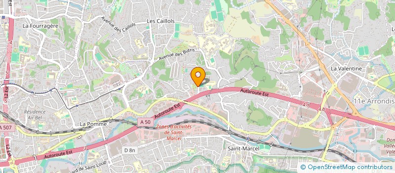 localisation de l'entreprise SCI LA ROUGUIERE à MARSEILLE