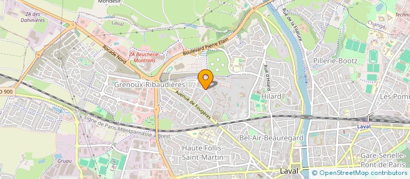 localisation de l'entreprise SCI LA ROUILLERE à LAVAL