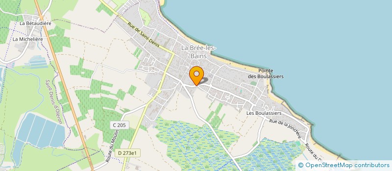 localisation de l'entreprise SCI LA ROULETTE  LA BREE-LES-BAINS