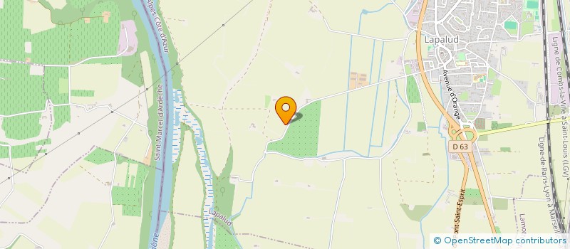 localisation de l'entreprise SCI LA ROULETTE DU ROY  LAPALUD