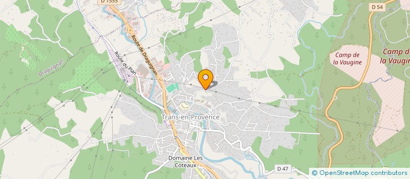 localisation de l'entreprise SCI LA ROUMANILLE à TRANS-EN-PROVENCE