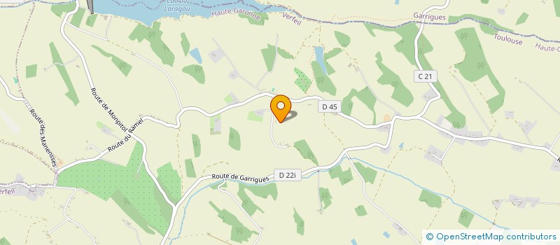 localisation de l'entreprise SCI LA ROUQUETTE  VERFEIL