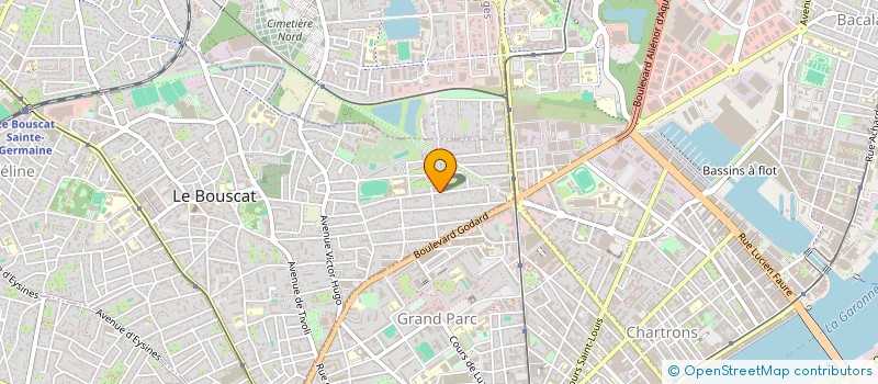 localisation de l'entreprise SCI LA ROUQUETTE  LE BOUSCAT