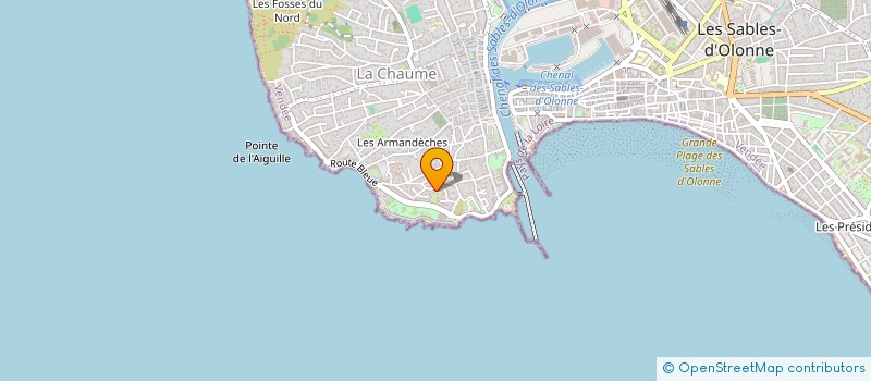 localisation de l'entreprise SCI LA ROUSINE à LES SABLES D'OLONNE