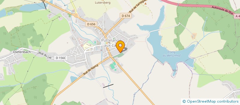 localisation de l'entreprise SCI LA ROUSSE  PUTTELANGE-AUX-LACS