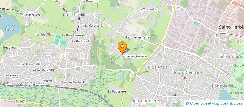 localisation de l'entreprise SCI LA ROUSSELIERE  SAINT-HERBLAIN