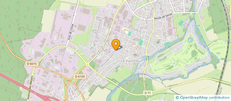 localisation de l'entreprise SCI LA ROUSSELIERE  LE VAUDREUIL