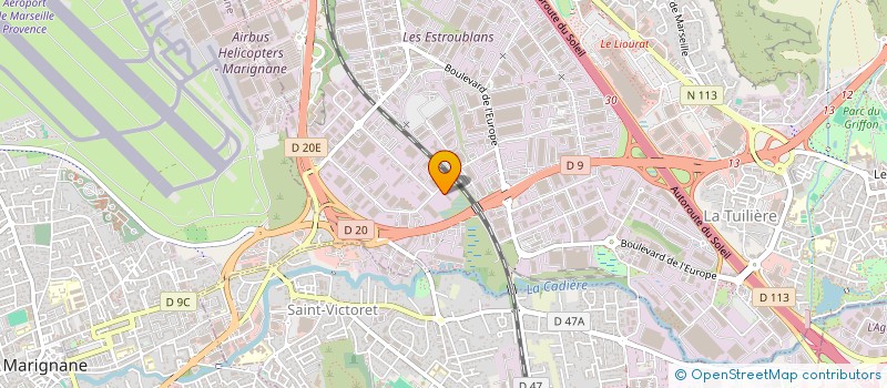 localisation de l'entreprise SCI LA ROUSSETAINE  ROUSSET