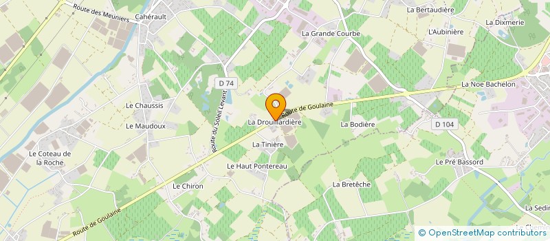 localisation de l'entreprise SCI LA ROUSTIERE  SAINT-JULIEN-DE-CONCELLES