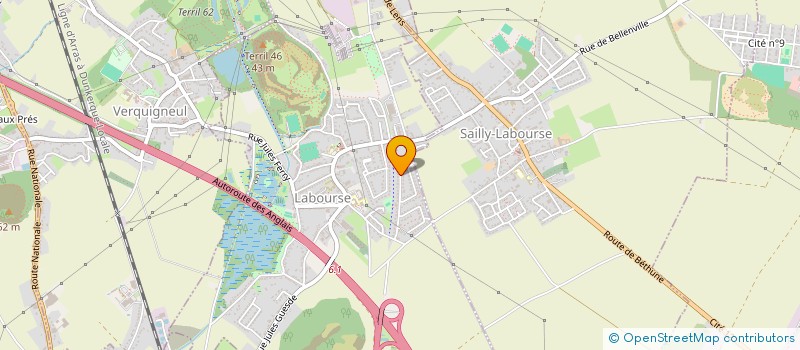 localisation de l'entreprise SCI LA ROUTE DE STELLA  LABOURSE