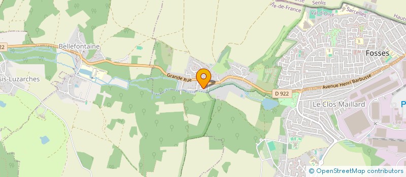 localisation de l'entreprise SCI LA ROUTE DES BLEE  FOSSES