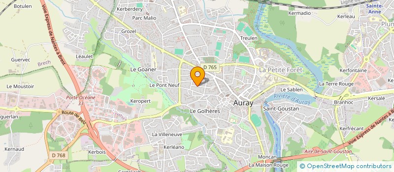localisation de l'entreprise SCI LA ROUTE DU SEL à AURAY