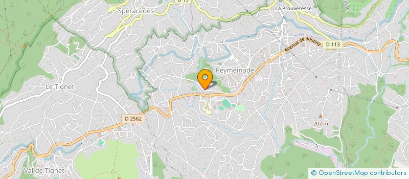 localisation de l'entreprise SCI LA ROUVRAIE  PEYMEINADE