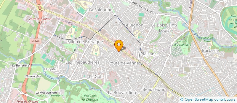 localisation de l'entreprise SCI LA ROVEMA  SAINT-HERBLAIN