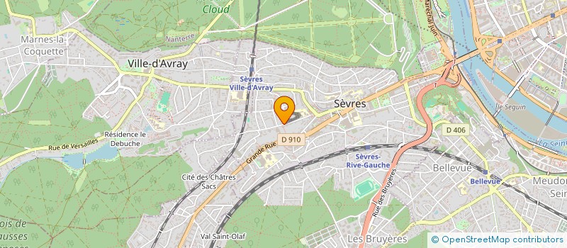 localisation de l'entreprise SCI LA ROYALE à SEVRES