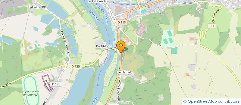 localisation de l'entreprise SCI LA ROYALE à LES ANDELYS
