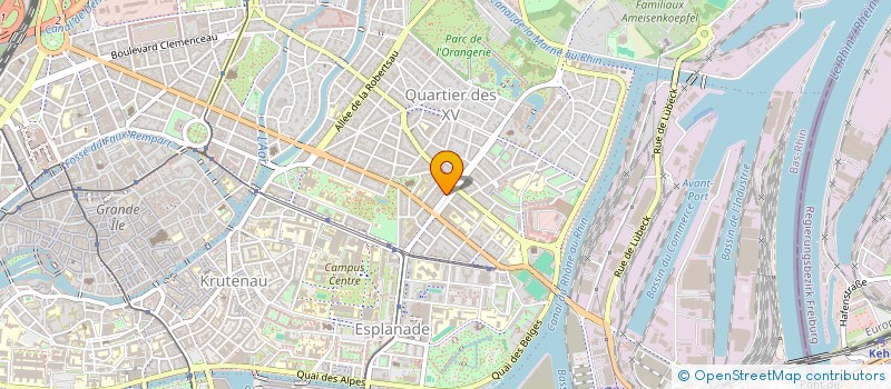 localisation de l'entreprise SCI LA RUCHE à STRASBOURG