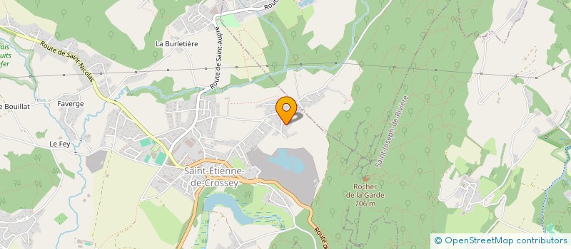 localisation de l'entreprise SCI LA RUCHE  SAINT-ETIENNE-DE-CROSSEY