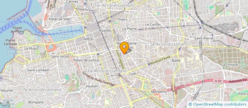 localisation de l'entreprise SCI LA RUCHE à MARSEILLE