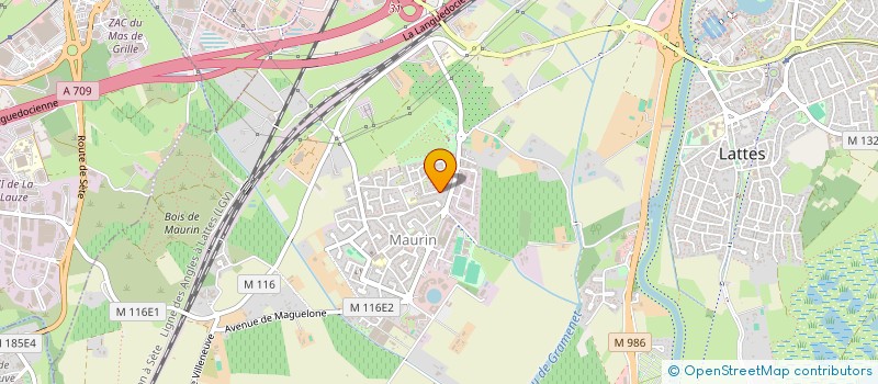 localisation de l'entreprise SCI LA RUCHE à LATTES