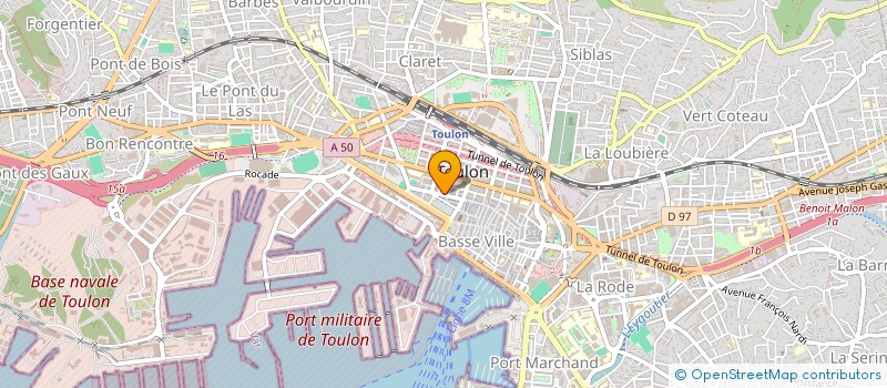 localisation de l'entreprise SCI LA RUCHE  TOULON