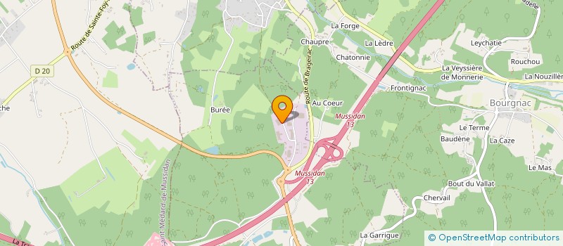 localisation de l'entreprise SCI LA RUCHE  LES LECHES