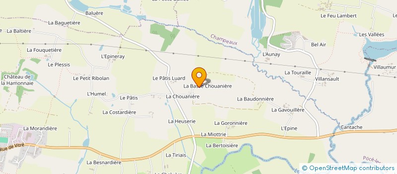 localisation de l'entreprise SCI LA RUCHE  SAINT-JEAN-SUR-VILAINE