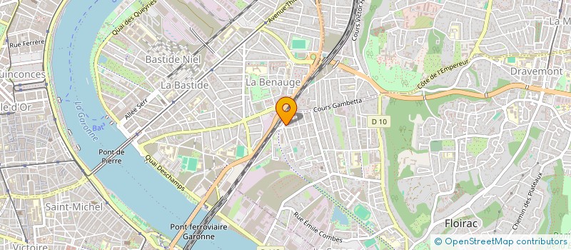 localisation de l'entreprise SCI LA RUCHE  FLOIRAC