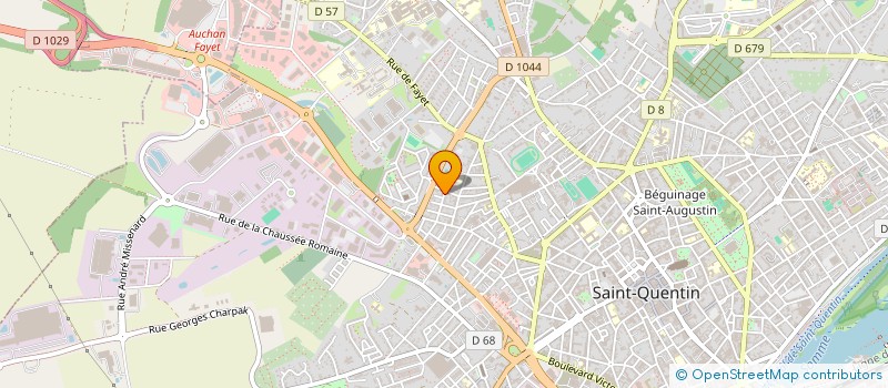 localisation de l'entreprise SCI LA RUCHE à SAINT-QUENTIN