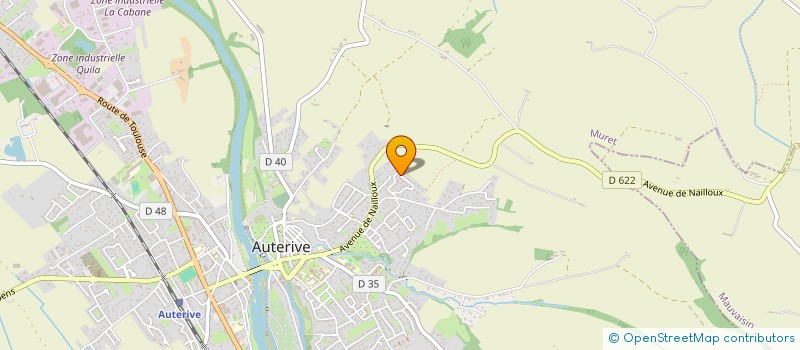 localisation de l'entreprise SCI LA RUCHE  AUTERIVE