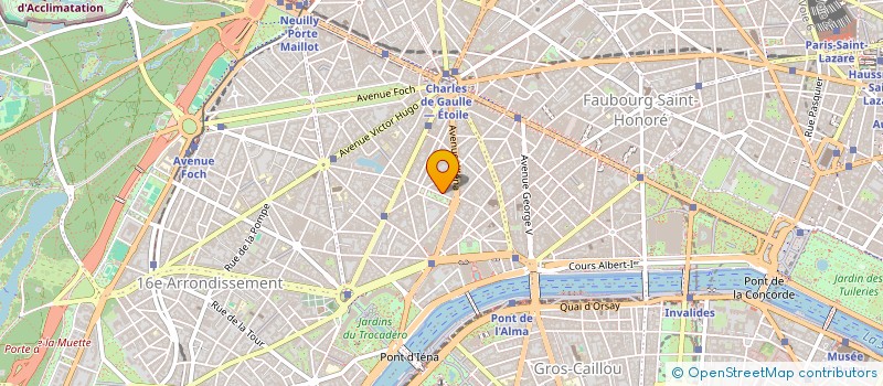 localisation de l'entreprise SCI LA RUCHE  PARIS