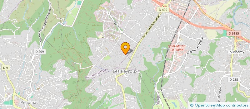 localisation de l'entreprise SCI LA RUCHE D'ANZIN à MOUANS-SARTOUX