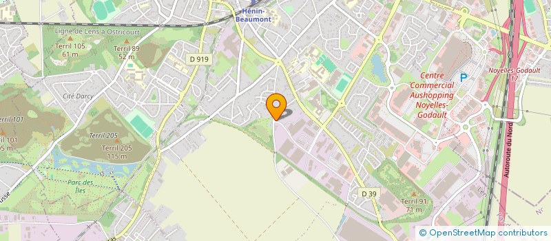 localisation de l'entreprise SCI LA RUCHE DE LA PEUPLERAIE à HENIN-BEAUMONT