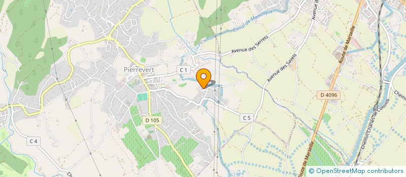 localisation de l'entreprise SCI LA RUCHE FRUITEE IMMOBILIER  PIERREVERT