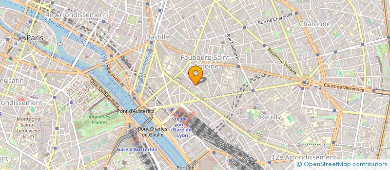 localisation de l'entreprise SCI LA RUE  PARIS