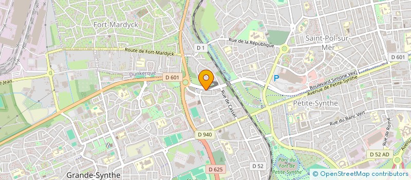 localisation de l'entreprise SCI LA RUE DE BAS à DUNKERQUE