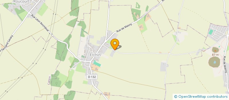localisation de l'entreprise SCI LA RUE DE DOUAI à ERCHIN