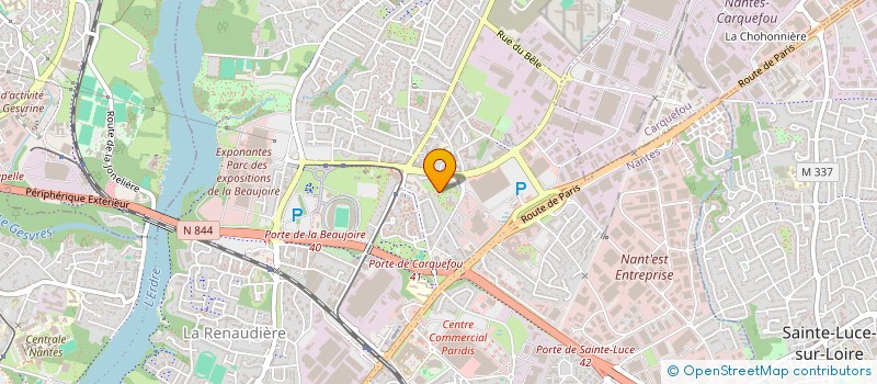 localisation de l'entreprise SCI LA RUE DU BOURG à NANTES