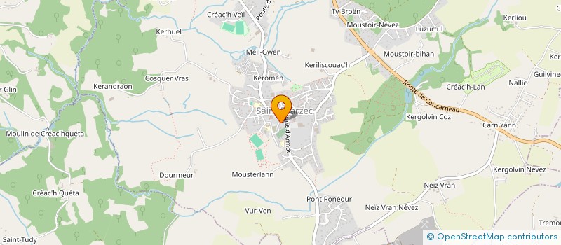 localisation de l'entreprise SCI LA RUE NEUVE  FOUESNANT