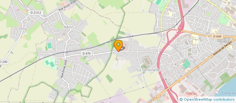 localisation de l'entreprise SCI LA RUELLE  LA SENTINELLE