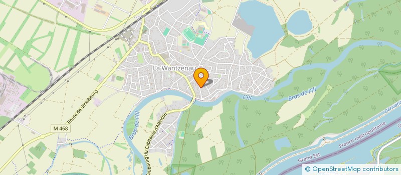 localisation de l'entreprise SCI LA RUELLE  LA WANTZENAU